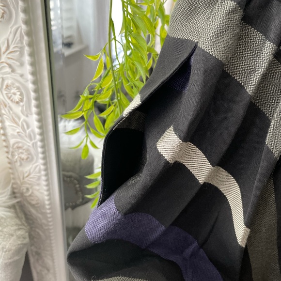 BCBGeneration Striped Mini Flare Skirt Medium - Picture 4 of 5